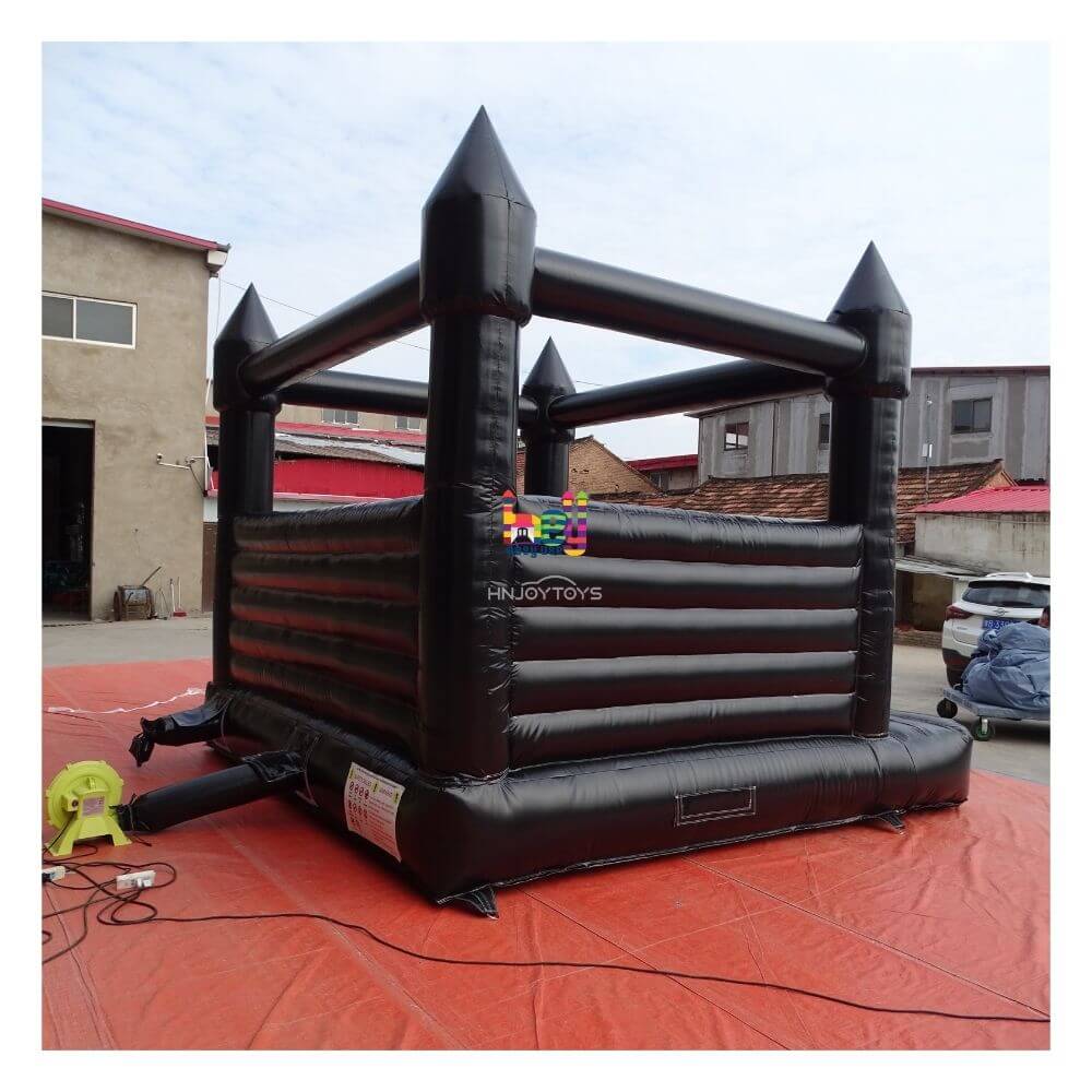 outdoor party black bounce house inflatable