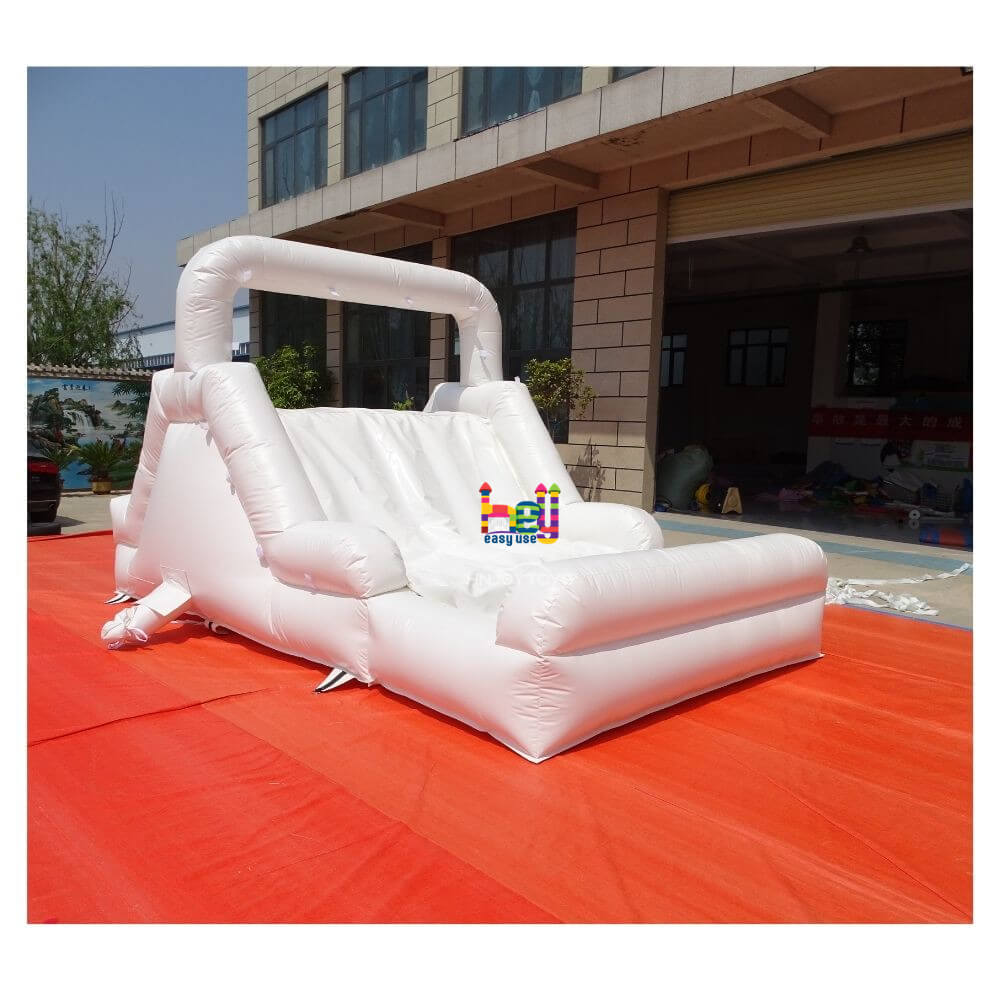 white inflatable water slide for kids