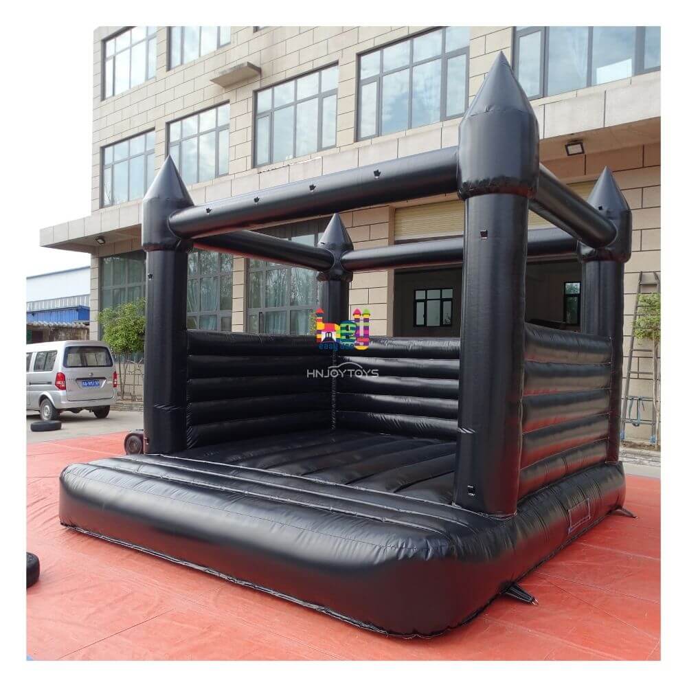 outdoor party black bounce house inflatable