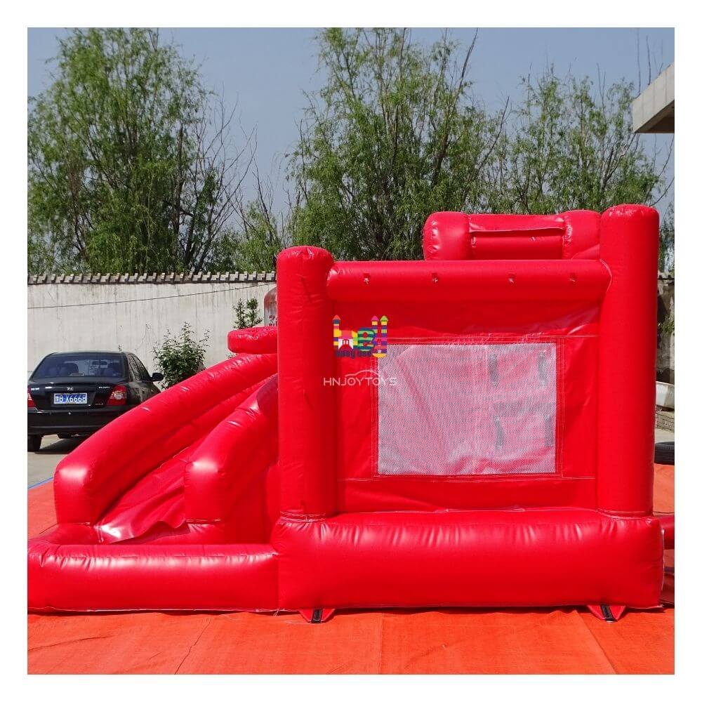 red big inflatable castle 