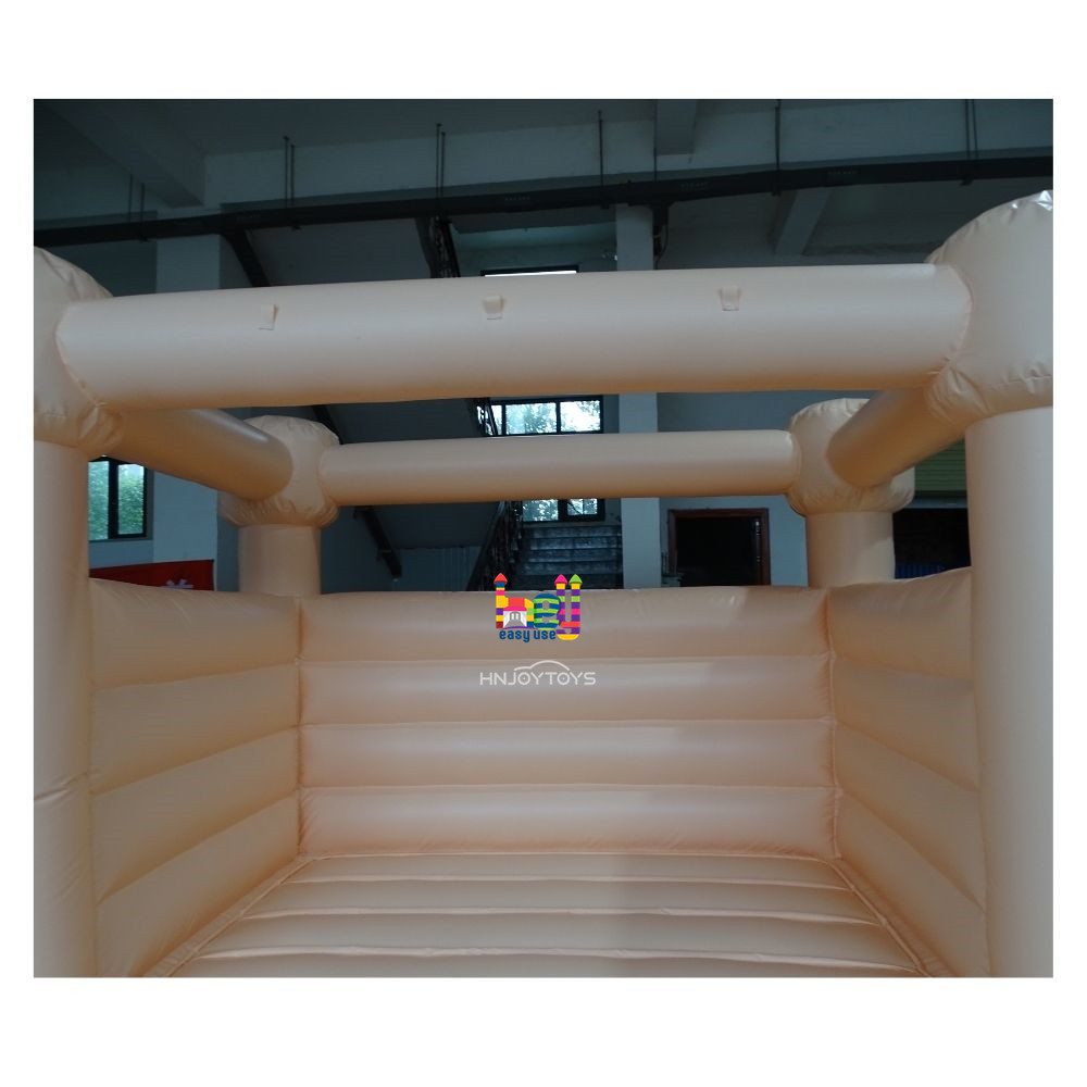 fantasy castle inflatable bounce house pastel