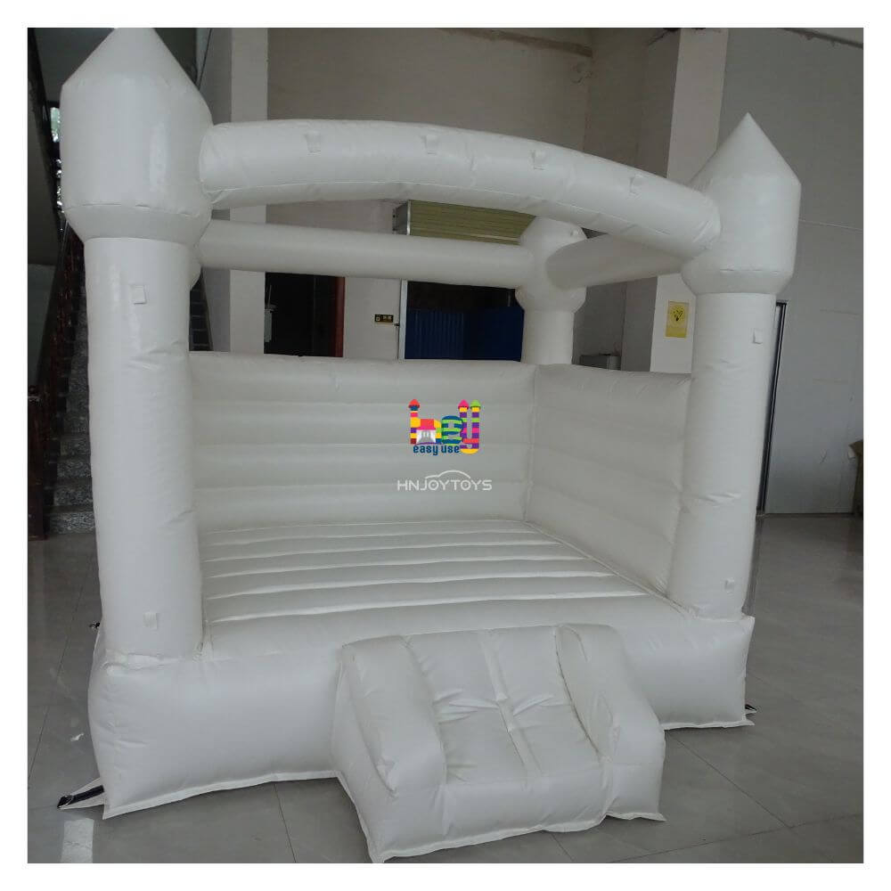 dream like custom white inflatable wedding bounce castle