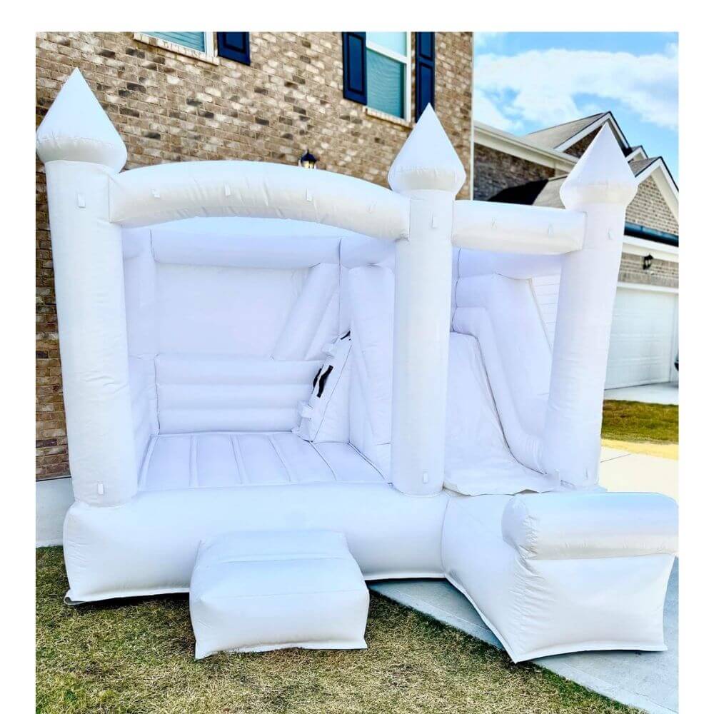 princess palace inflatable combo with slide