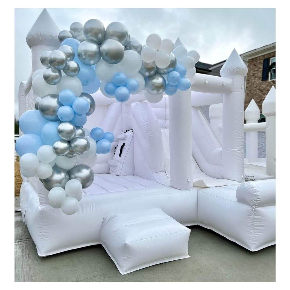 princess palace inflatable combo with slide