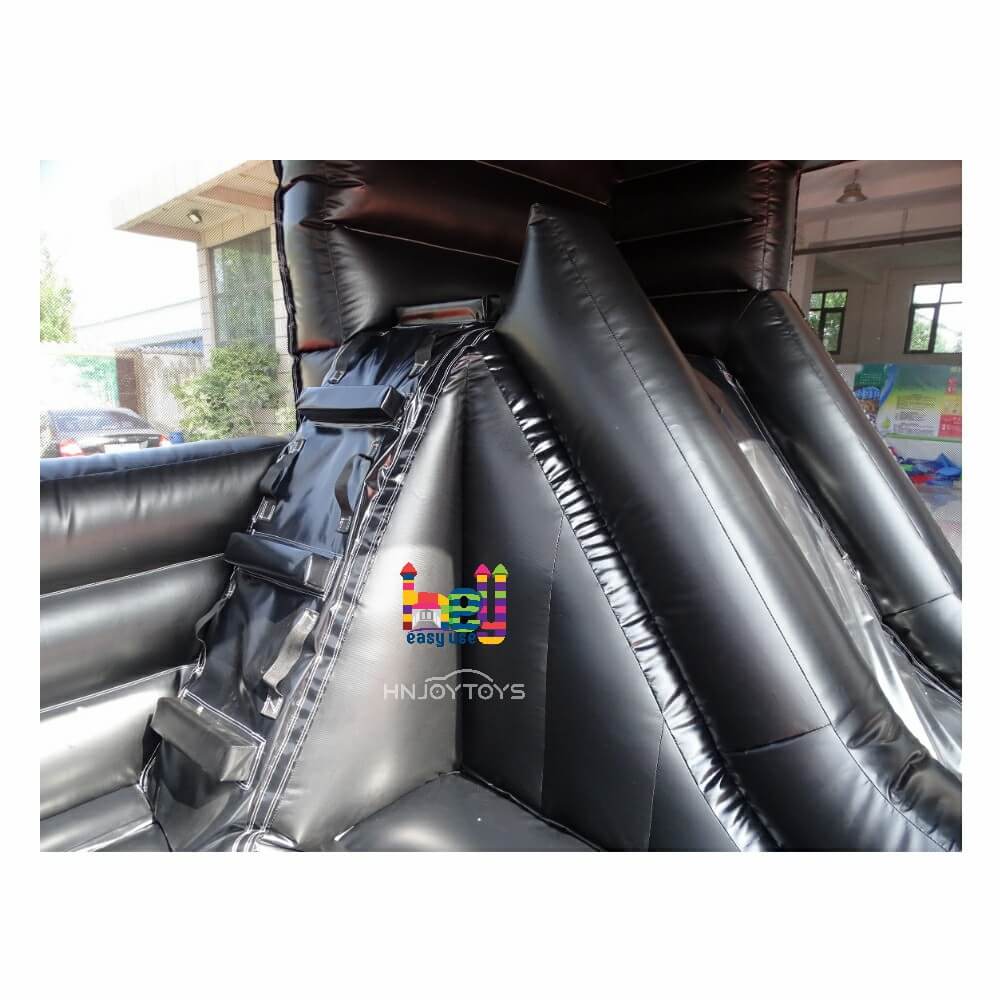 outdoor party checkered bounce inflatable