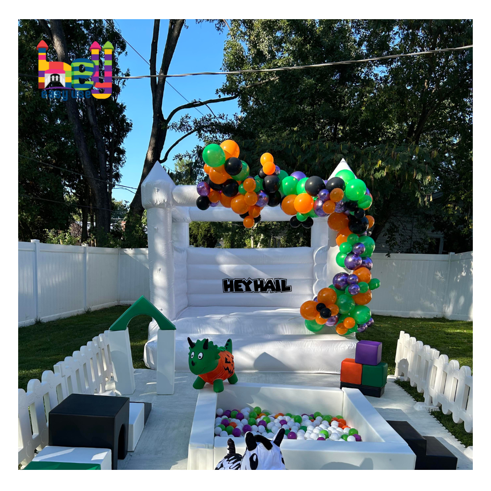 fantasy decoration inflatable bounce house for wedding