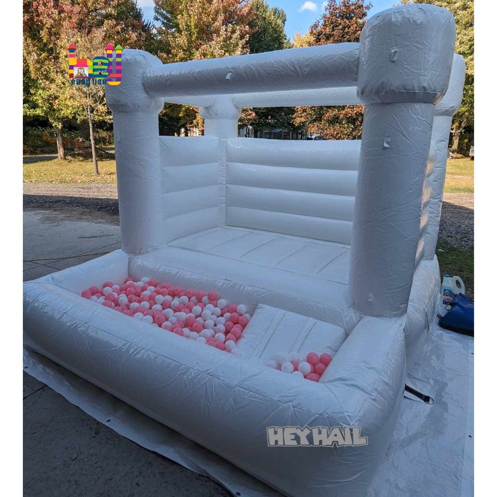 factory price white inflatable bounce