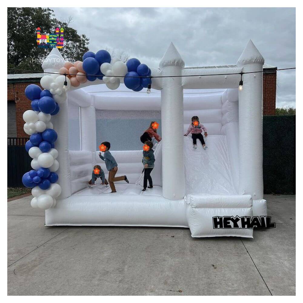 bounce house white for sale