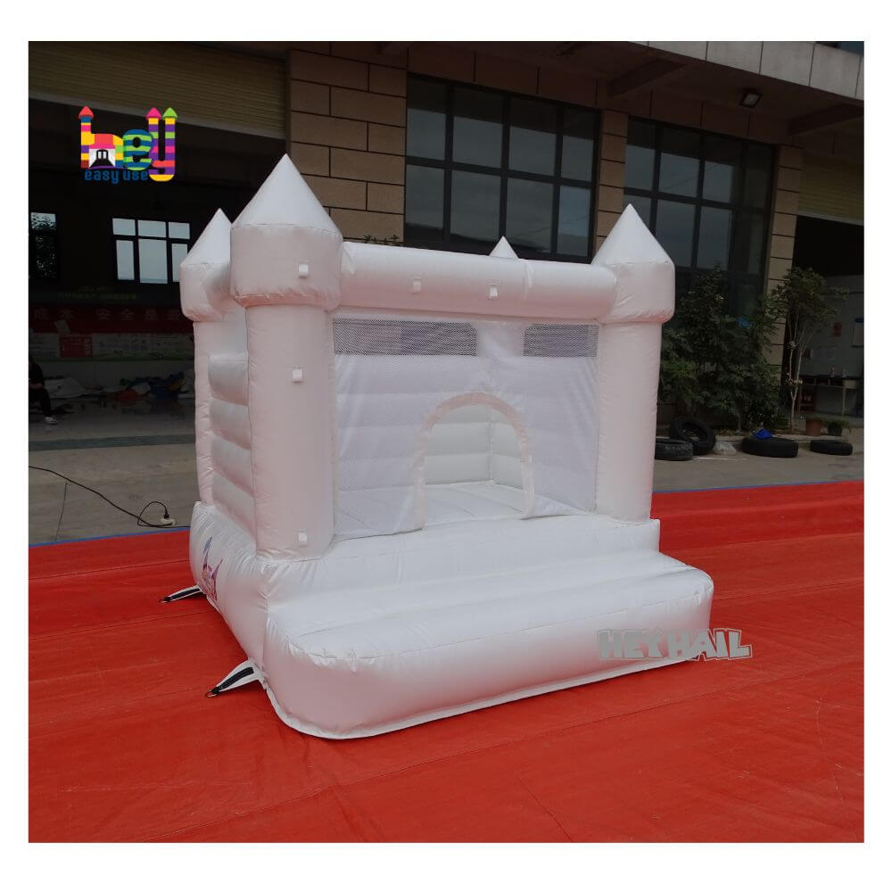 small white bouncy castle