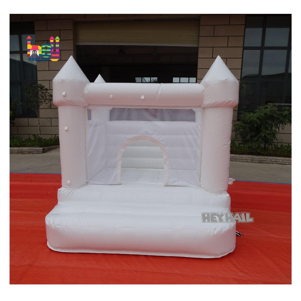 small white bouncy castle