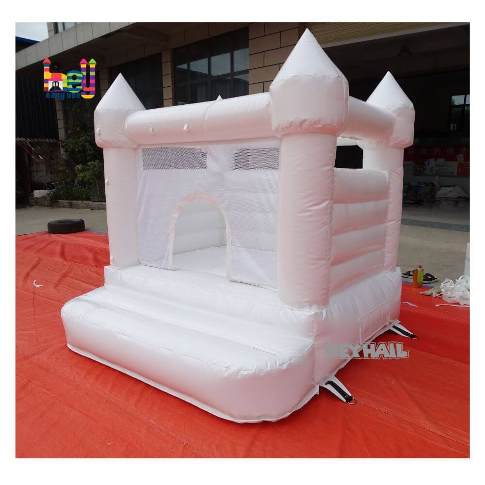 small white bouncy castle