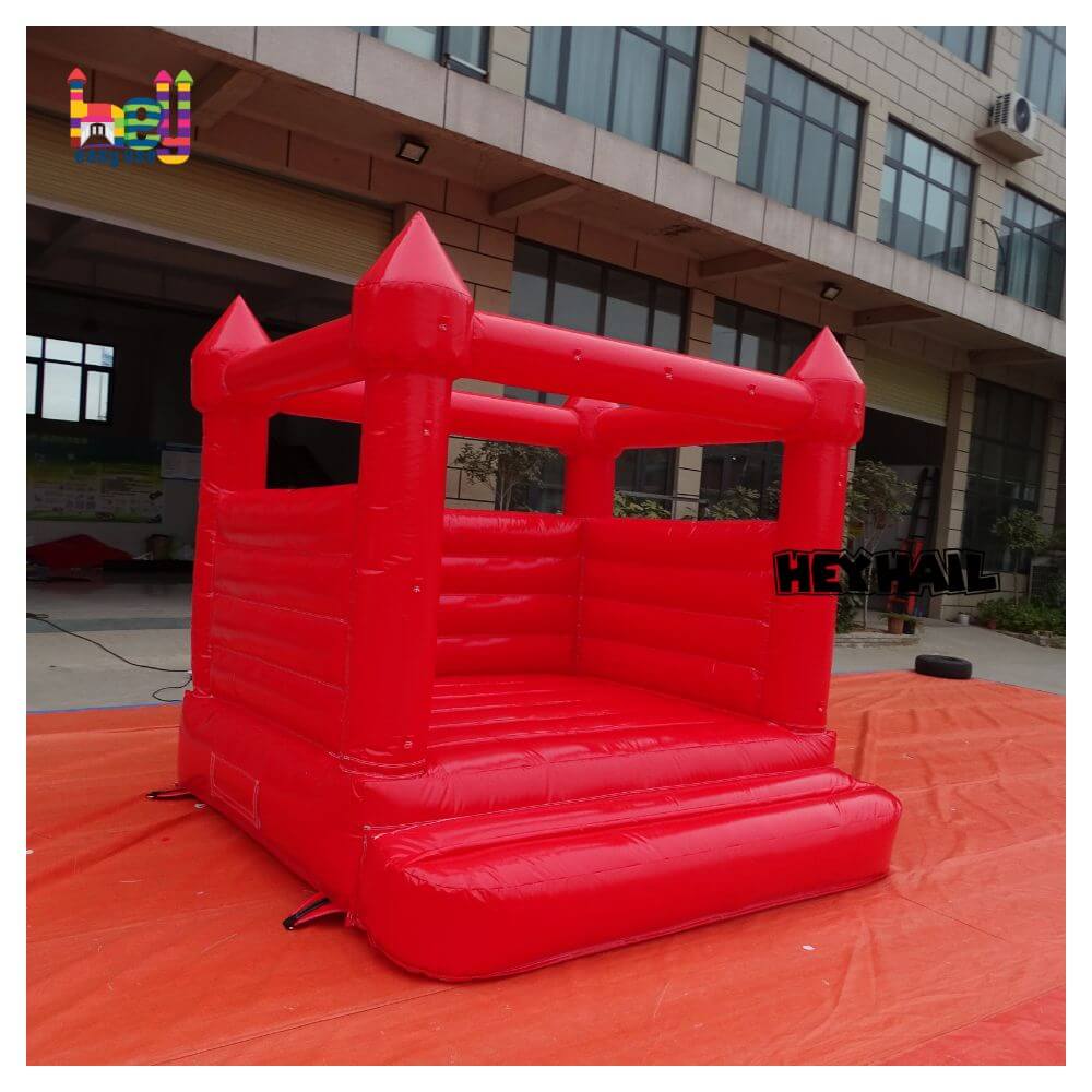 outdoor party red inflatable bounce castle