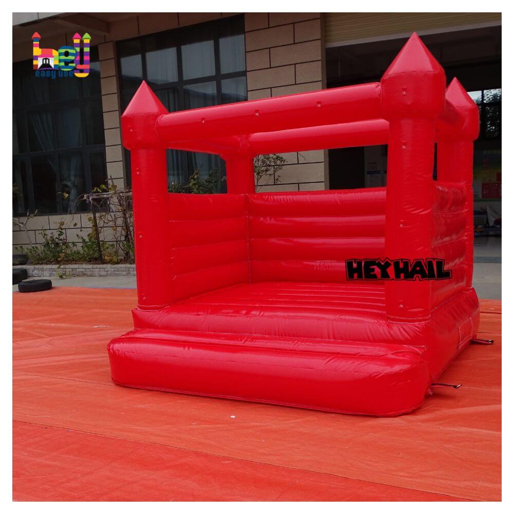 outdoor party red inflatable bounce castle