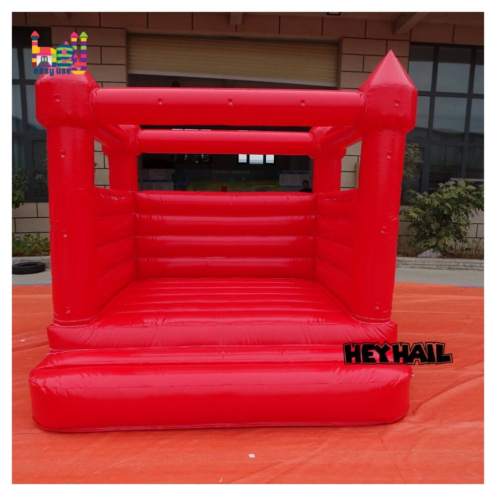 outdoor party red inflatable bounce castle