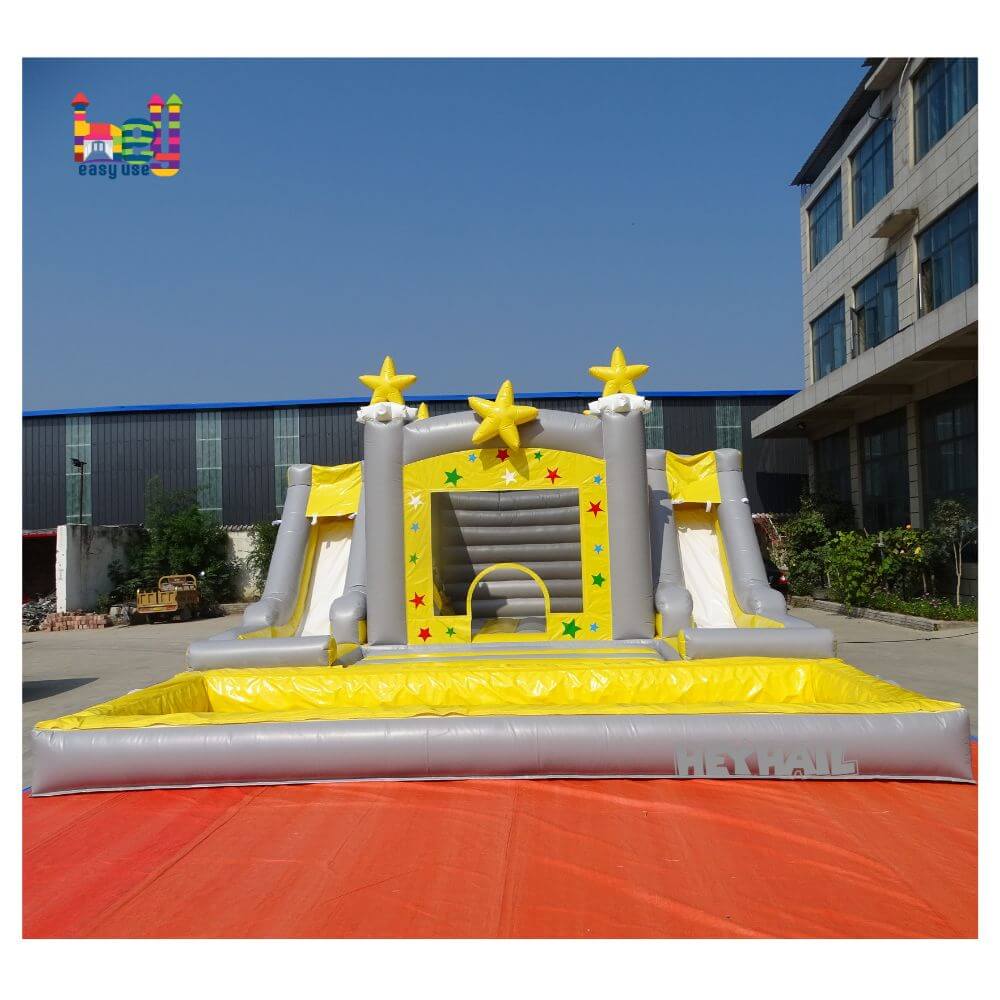 Backyard Party Rental Inflatable Bounce House Combo With Slide