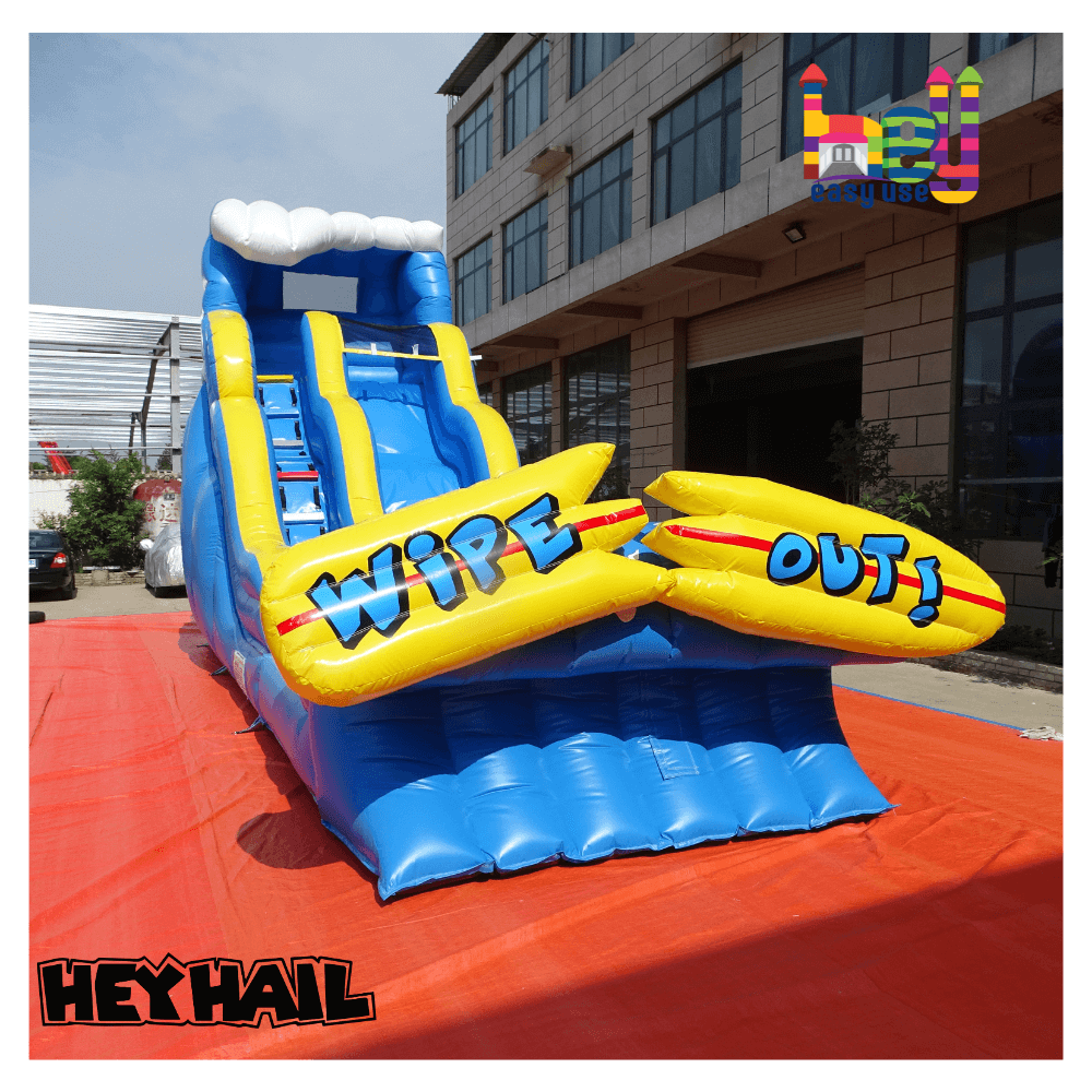 Commercial PVC Marble Inflatable Water Slide Inflatable Bounce House For Party Rental