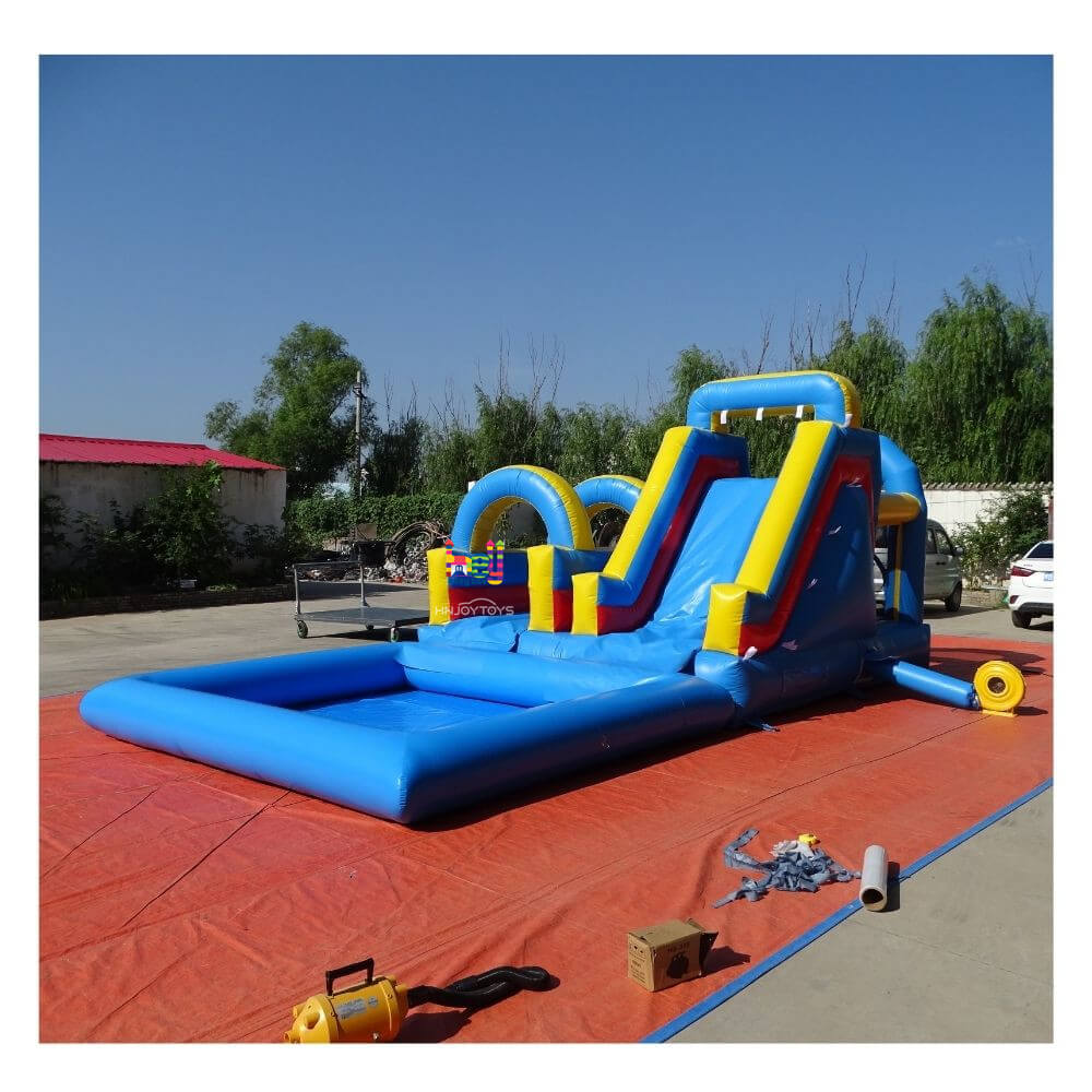 summer holiday fun inflatable waterslide, water bounce house