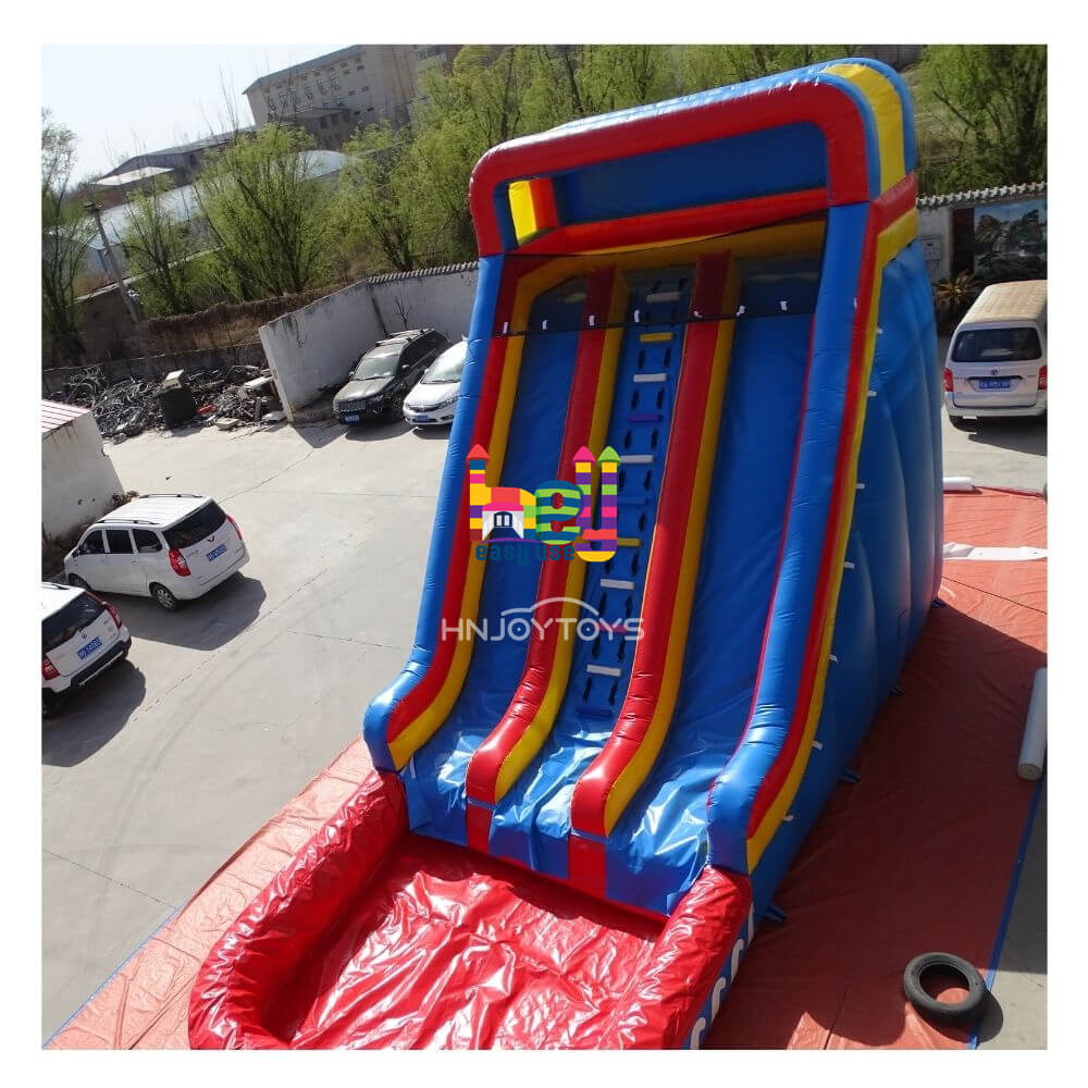 Theme Inflatable Water Slide With Pool