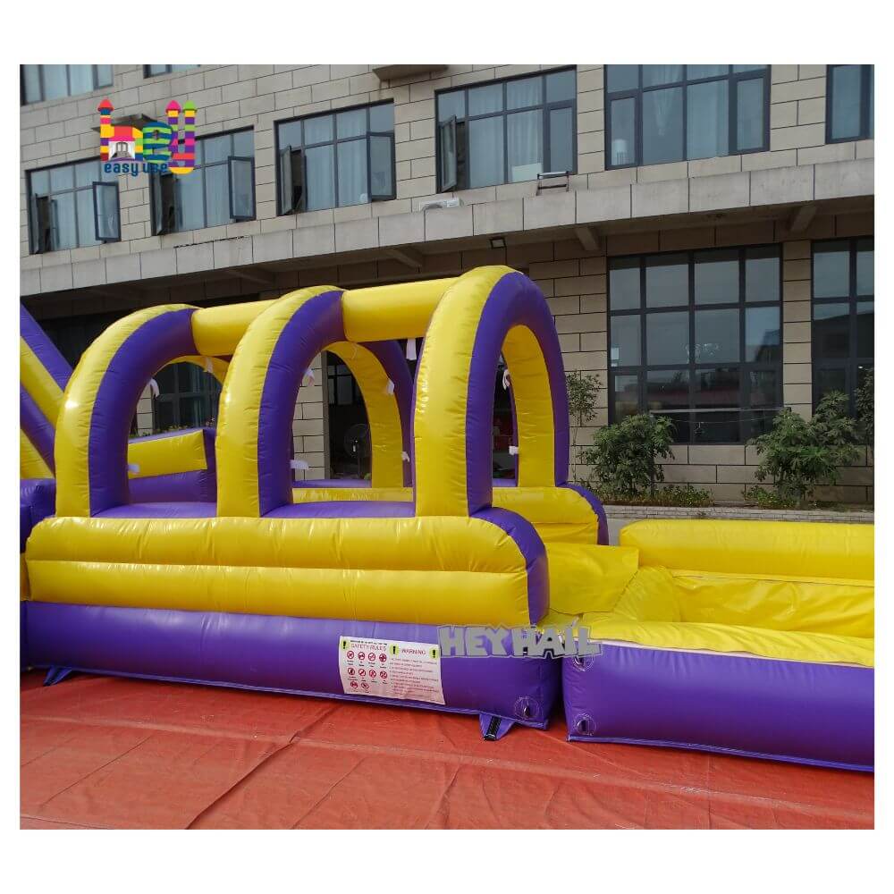  Outdoor Children Playground Equipment Inflatable Water Park Slide with Pool