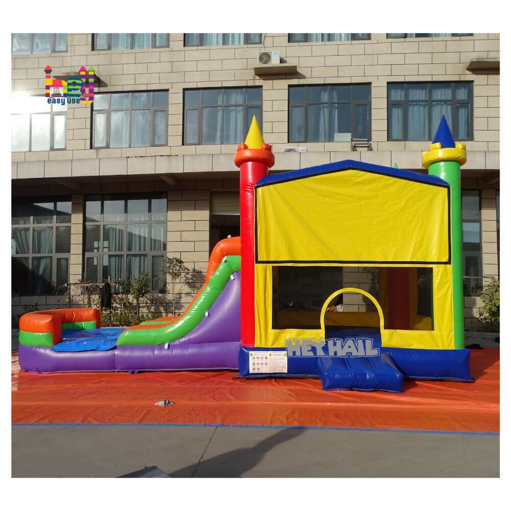 Jump Castle Inflatable Bounce House Combo With Water Slide