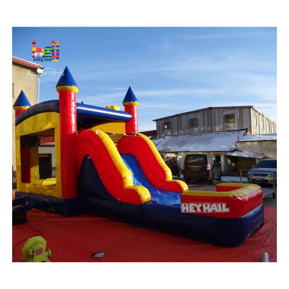 Holiday Theme inflatable bounce bounce with slide and Pool