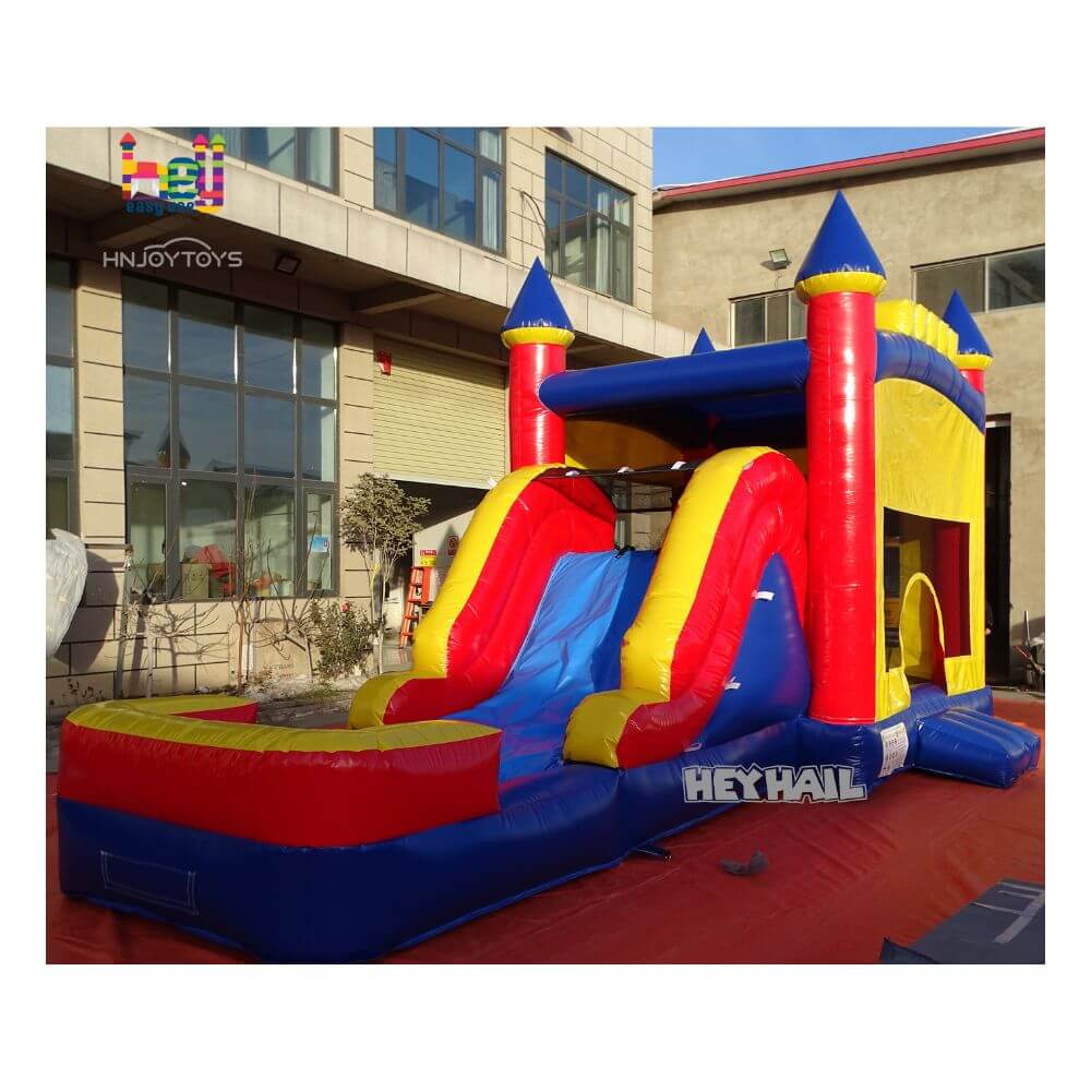 Holiday Theme inflatable bounce bounce with slide and Pool