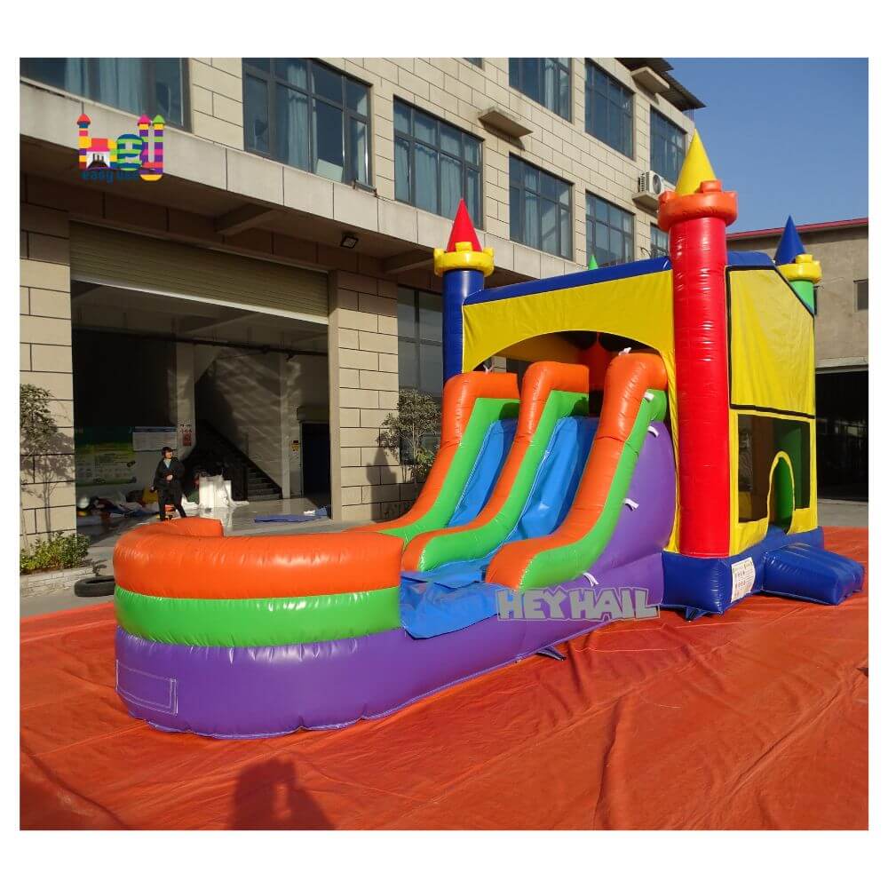 Jump Castle Inflatable Bounce House Combo With Water Slide