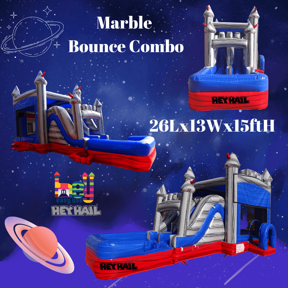 PVC Inflatable Bounce House With Slide Inflatable Bouncer Combo