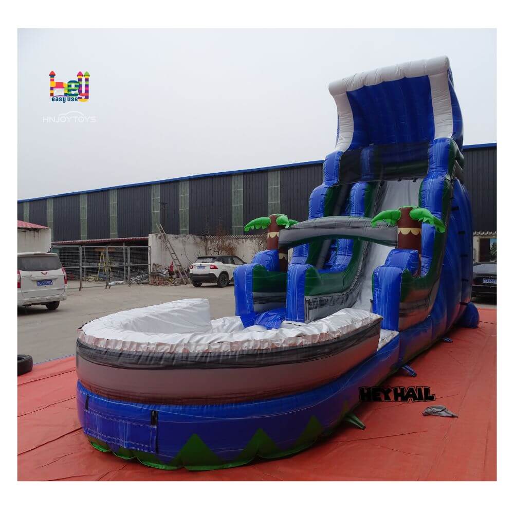 Adult Size Water Slides Backyard Inflatable Commercial Outdoor Kid Large Waterslide With Pool 