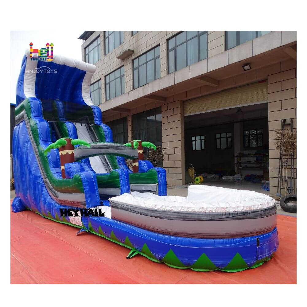 Adult Size Water Slides Backyard Inflatable Commercial Outdoor Kid Large Waterslide With Pool 