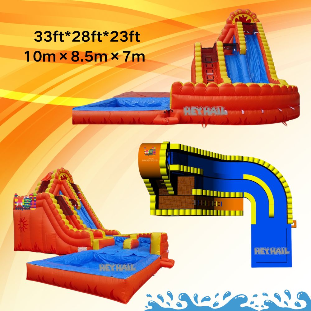 custom amusement park water slides