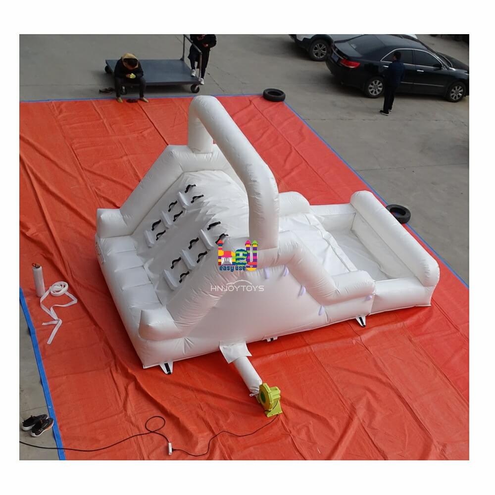 white inflatable water slide for kids