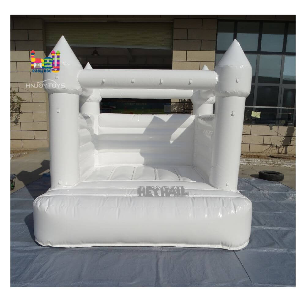 Heyhail white bouncy castles