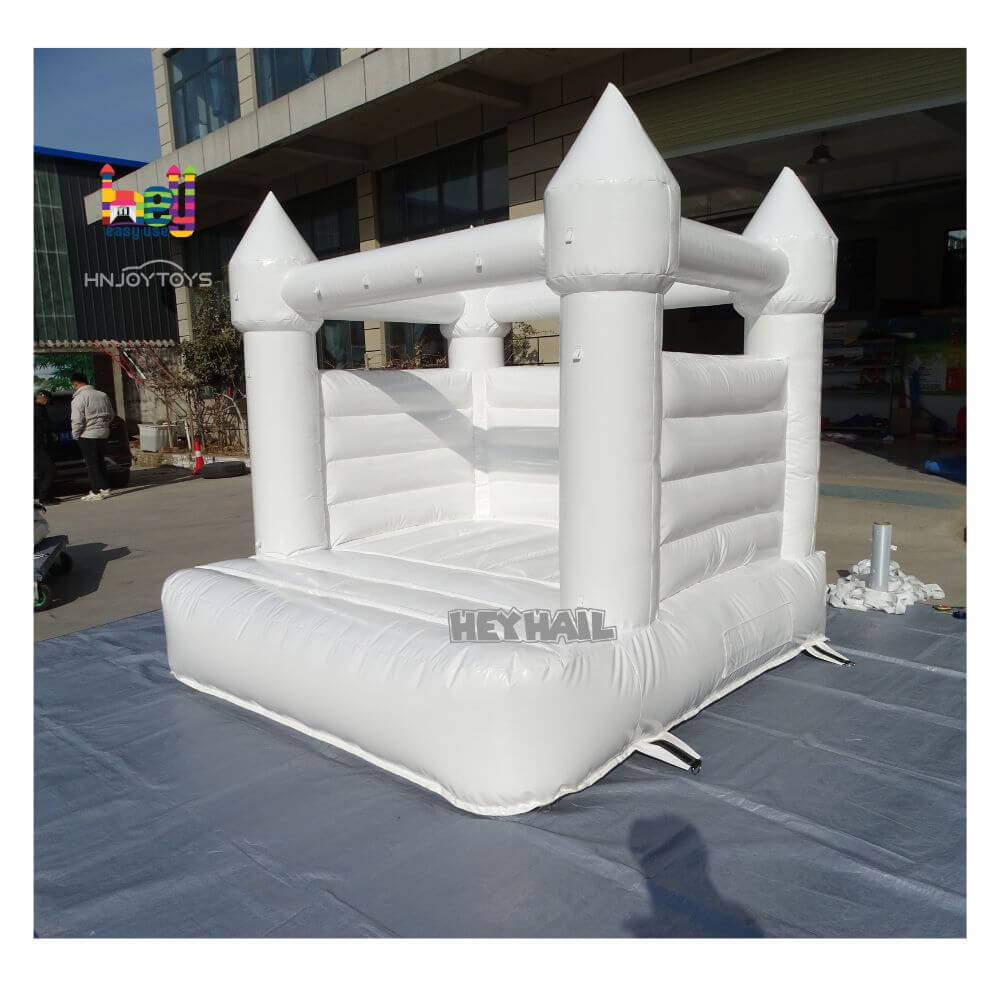 Heyhail white bouncy castles