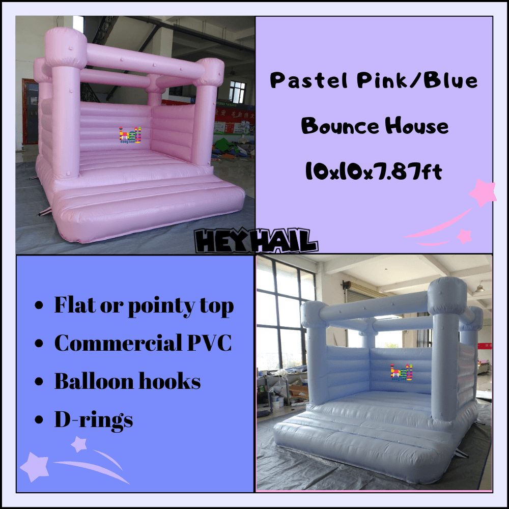 Pink small bounce house inflatable castle jumper