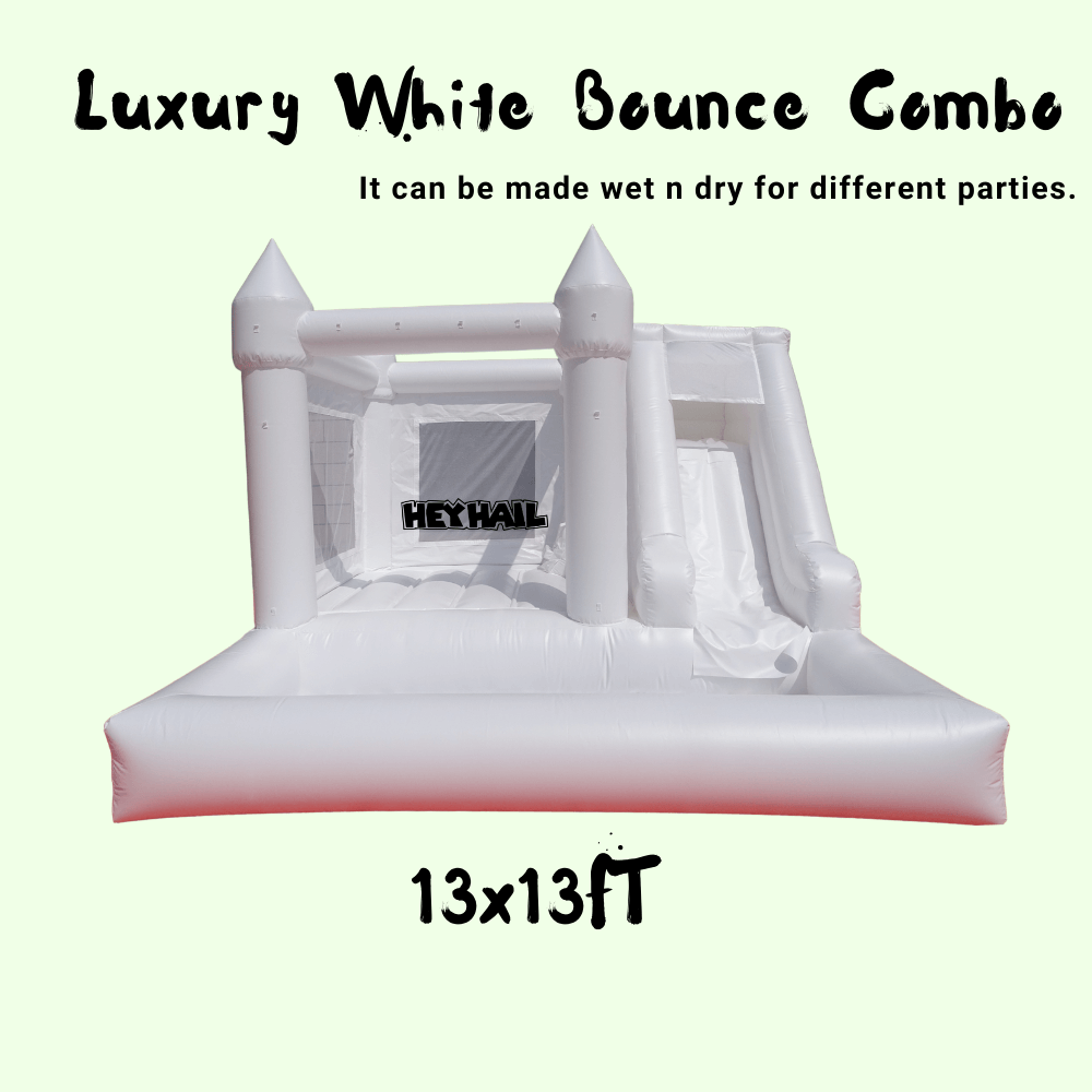 white bounce house price