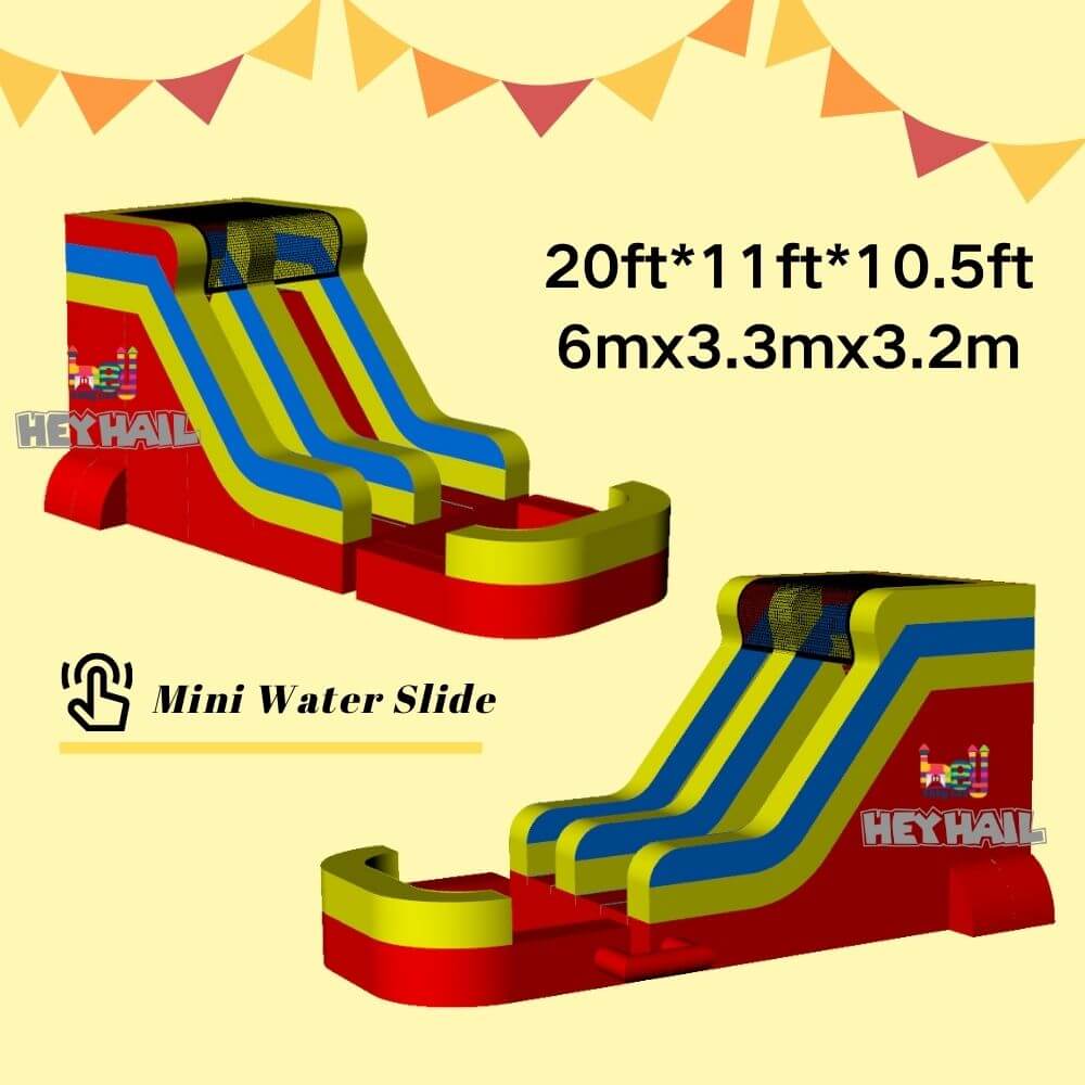 popular backyard small inflatable waterslide