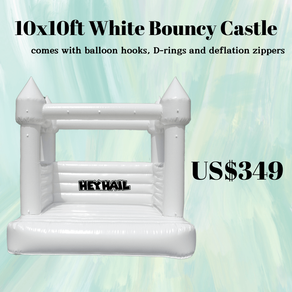 buy white jumping castle