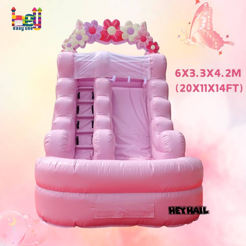 Summer Water Play Inflatable Pool Slide For Sale 