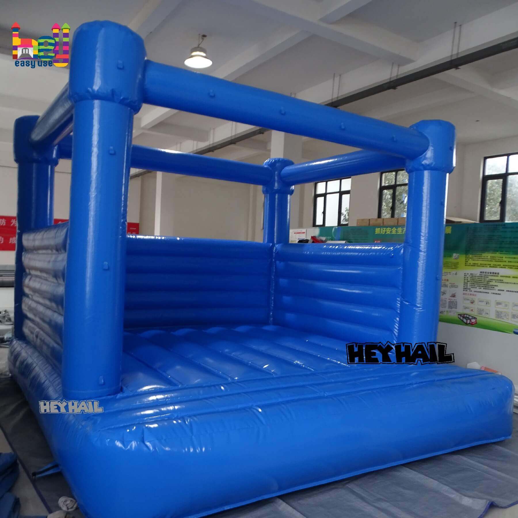 Blue Bouncing Castles Inflatable Party Bounce House Wedding White inflatable bouncer