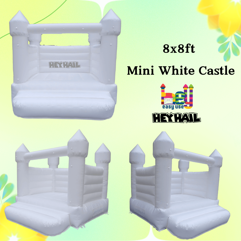 Small White Bounce House