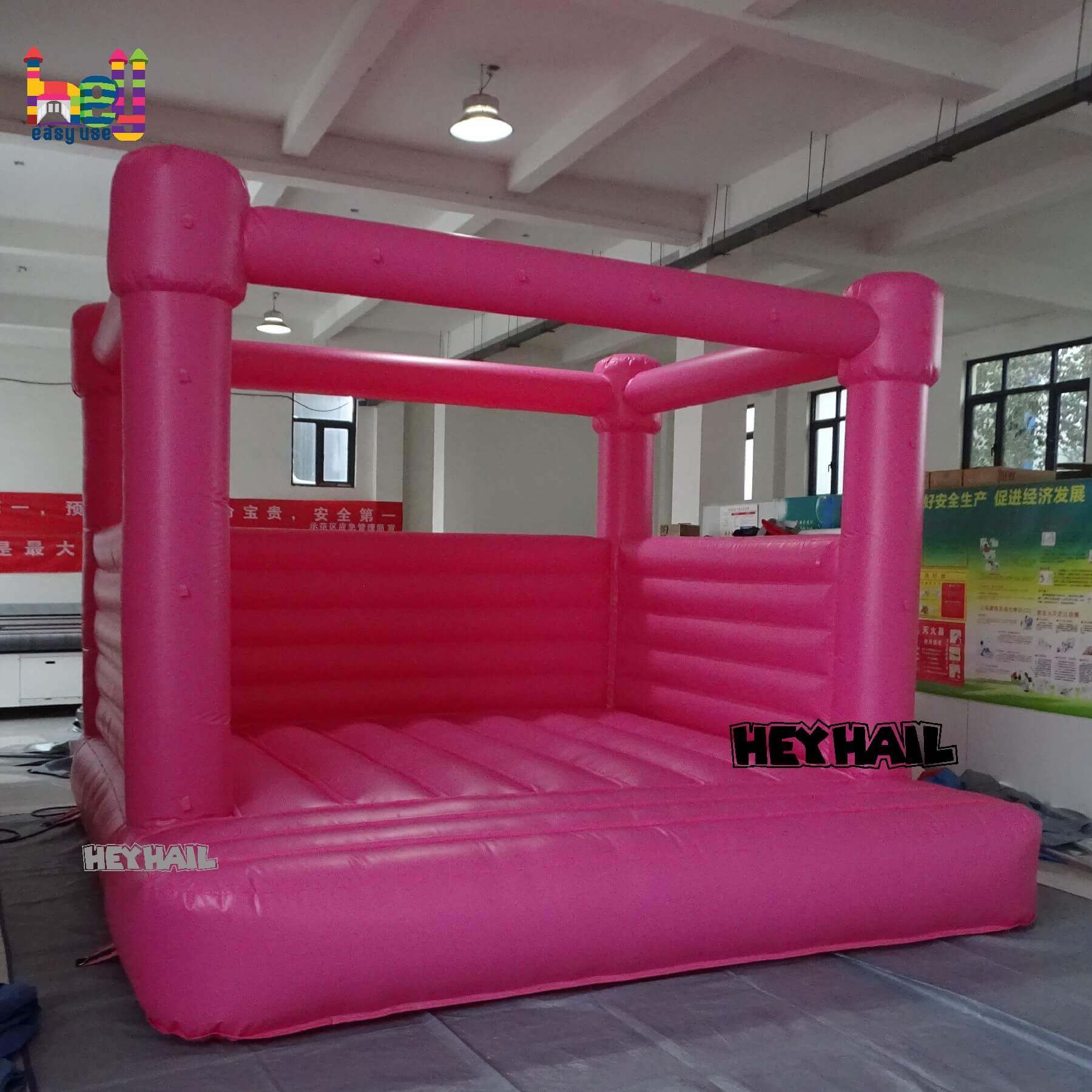 Pink Dry Bounce House Castle For Sale