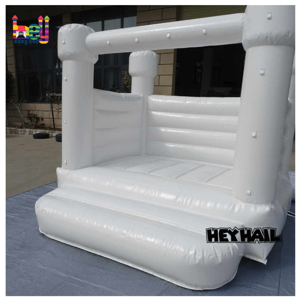 Modern Small Bounce House White Wedding Jumping Castle House 