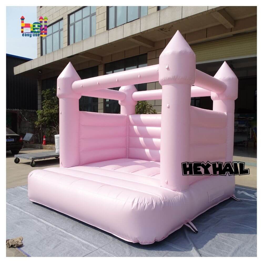 Pastel Colors Wedding Inflatable Jumping Bouncy Castle Commercial New Design 