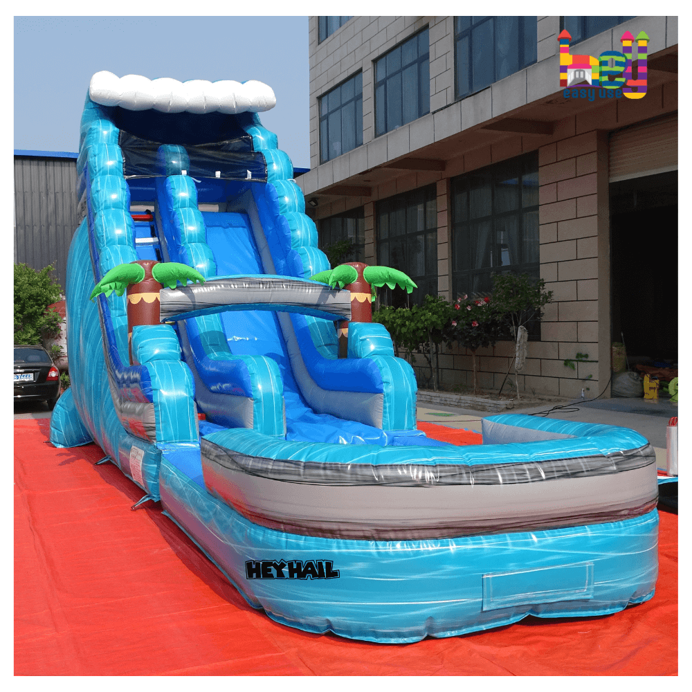 outdoor giant inflatable water slide