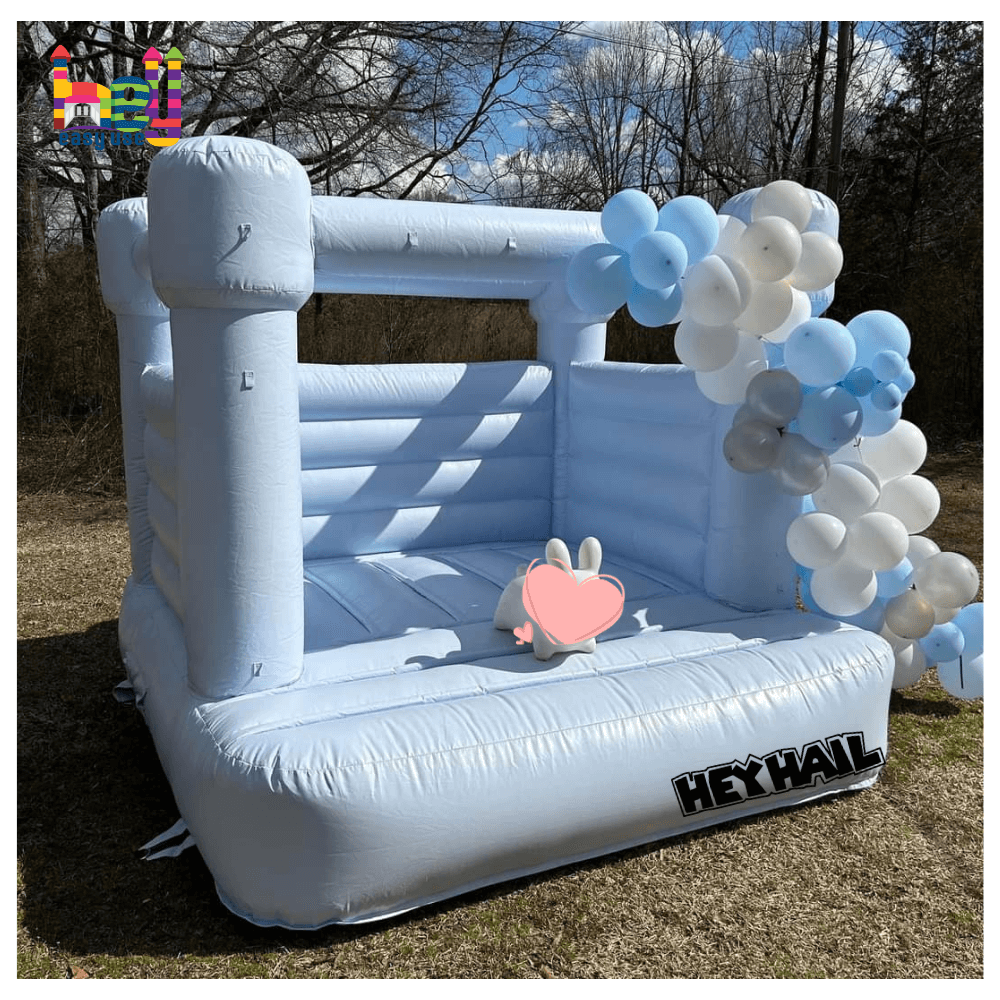 Classic Bounce House Pastel Blue