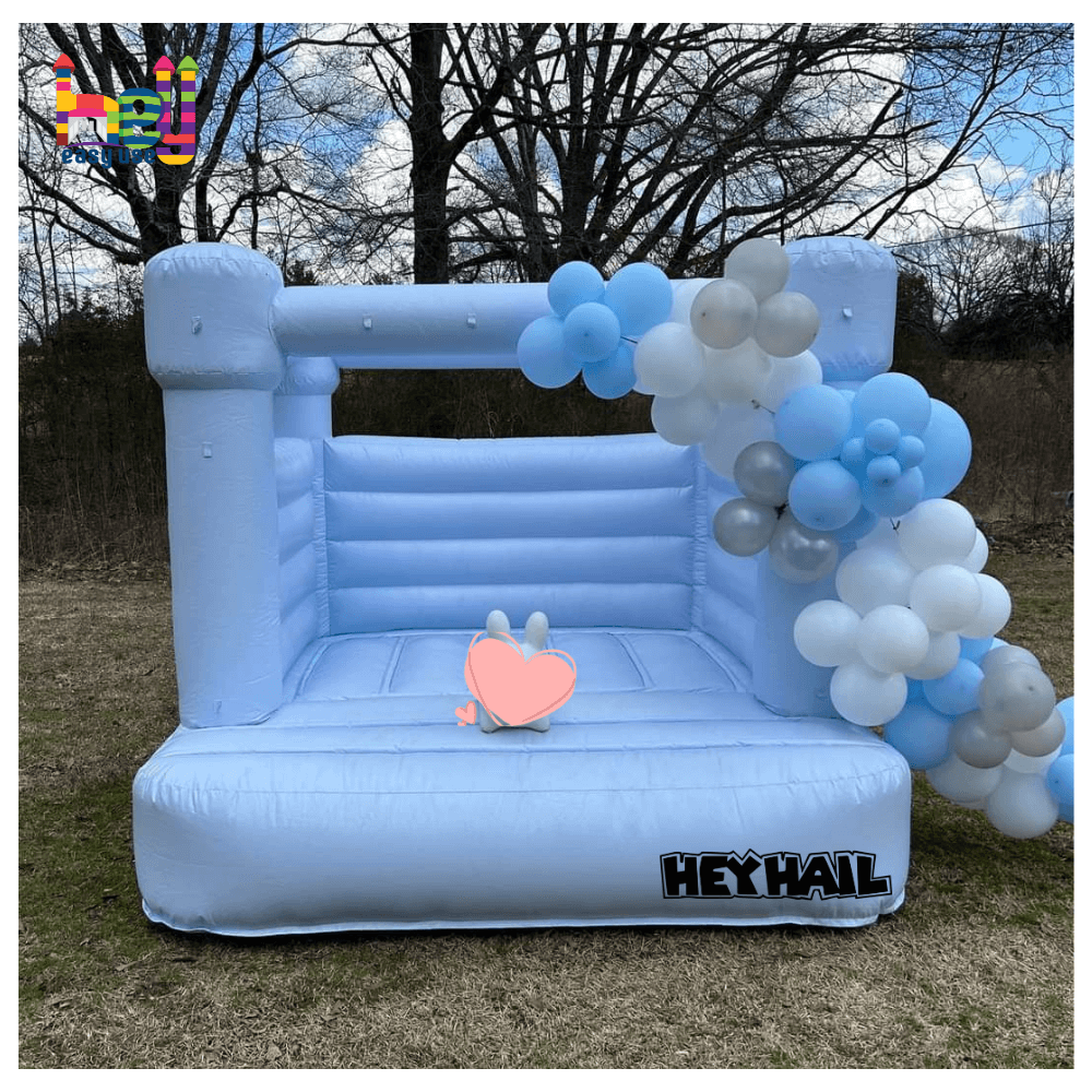 Classic Bounce House Pastel Blue