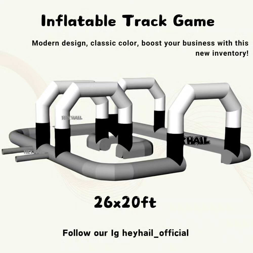 party game inflatable racetrack on sale 