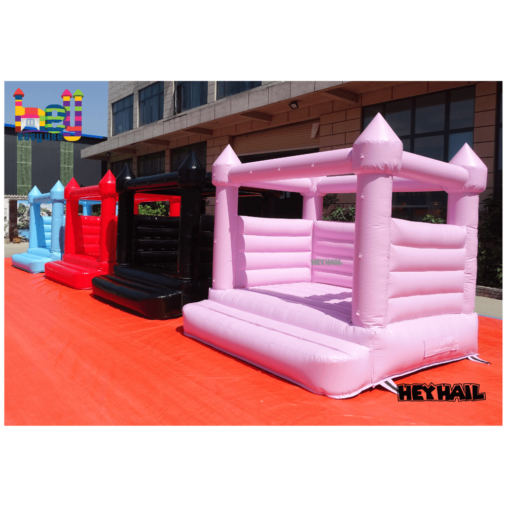 various colors inflatable bounce house for toddler playing 