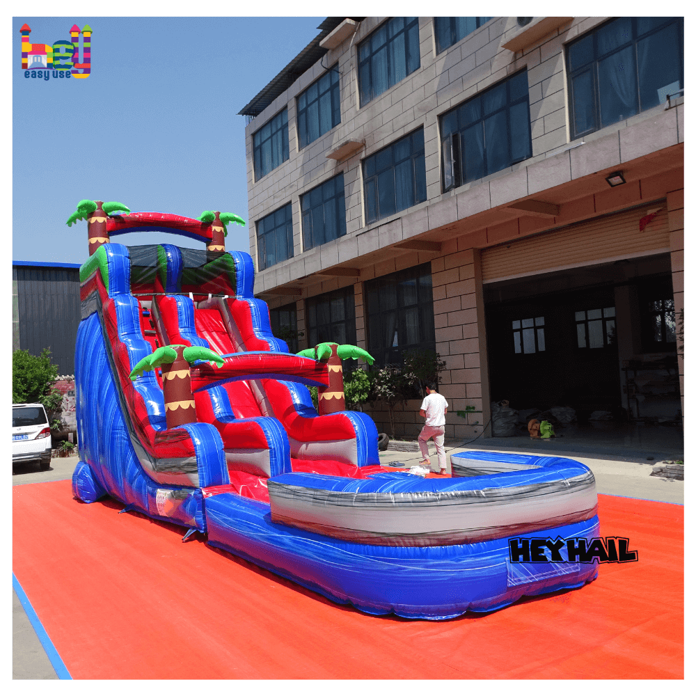 high quality PVC water slides park